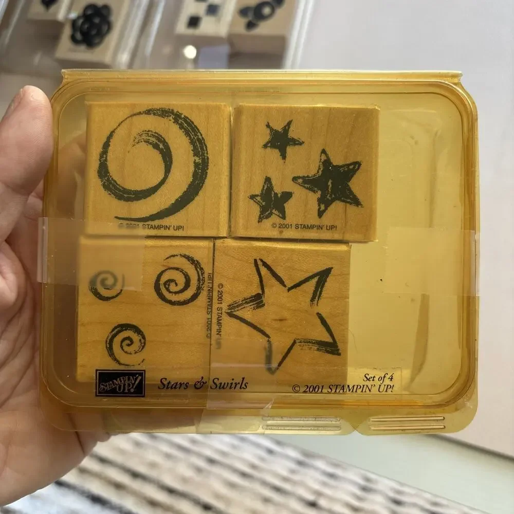 Stampin’ Up! HUGE Collection Vintage 80s 90s Wood Rubber Stamps Many Sets Styles